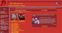 Desktop Screenshot of cordes-aux-voix.com